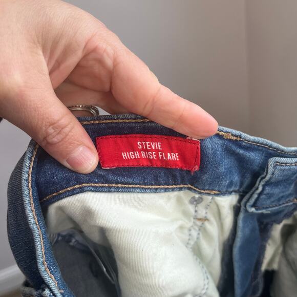 Lucky Brand Stevie High Rise Flare Jeans 12/31 Blue Denim Stretch Retro - Picture 6 of 10